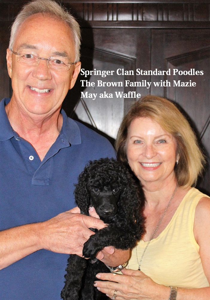 Clark & Susan Brown with Mazie May aka Waffle